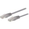 C-Tech CB-PP5-1.5 patch, Cat5e, UTP, 1,5m, šedý