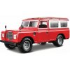 Bburago - Autá HOBBY, Land Rover Series II, červená, 1:24