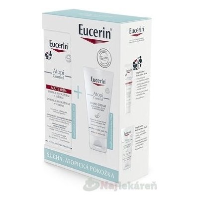 Eucerin Kazeta ATOPI CONTROL krém Acute 40ml+ krém na ruky 75ml