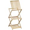 KESPER Regál skladací s 3 poschodiami 39 x 32 x 67 cm, bambus KESPER 19429