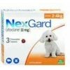 NexGard S ( 2 - 4 kg ) 11 mg žuvacie tablety 3 x 1 tbl.