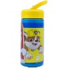 Plastová fľaša s výsuvnou slamkou PAW PATROL, 410ml, 74631
