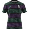 Pánske tričko Real Madrid Pre-Match Warm Up JSY M HT8799 čierna vzor - Adidas XL