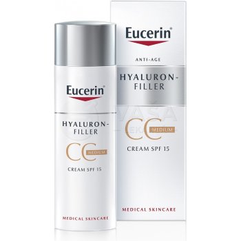 Eucerin Hyaluron-Filler CC krém SPF15 Medium 50 ml od 31,08 € - Heureka.sk