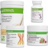 Herbalife ShapeWorks Quickstart- bunková výživa 4 zložková - Formula 1 koktail 750g - Multivlákninový nápoj 204g - Multivitamin Complex 90 tabliet - Proteín 240g
