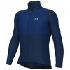 ALÉ Cyklistický dres s dlhým rukávom zimný - OFF ROAD - GRAVEL DUAL - modrá