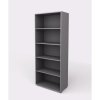 Lenza Skriňa otvorená vysoká 4 police Wels, 79,8x196,5x40,4cm, sivá