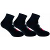 Fila Fitness Quarter Socks 3P black Čierny
