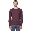 Pánske tričko s dlhým rukávom Hannah Bine L/S red mahogany L