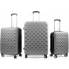 Aga Travel Sada cestovných kufrov MR4655 Sivá 93+63+33 l