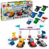 LEGO® DUPLO 10445 Pretekárske autá a šoféri tímu F1
