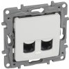 Legrand 764578 NILOÉ ZÁSUVKA 2XRJ45 CAT.6 FTP BIEL + predĺžená záruka na 3 roky