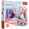 Trefl 2v1 + pexeso Princezné vo svojej zemi Disney Frozen 2