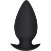 ToyJoy Bubble Butt Player Pro Black, silikónový análny kolík 11,2 x 5 cm