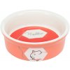 Trixie Keramická miska pre morčatá HELLO COMIC, 240ml/11cm, červená