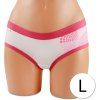 FABIO 9105 Dámske nohavičky L, 1 ks, ružovo-biela
