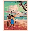 ZUTY Maľovanie podľa čísel - MILENCI PRED ODLETOM Rámovanie: vypnuté plátno na rám, Rozmer: 40x50 cm