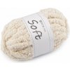 Pletacia priadza ženilková Soft 250 g - slonová kosť