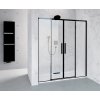 Polysan ALTIS BLACK posuvné sprchové dvere 1770-1810mm, výška 2000mm, číre sklo AL4512B
