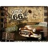 Plechová ceduľa Route 66 - Drive, Eat, 40 x 30 cm