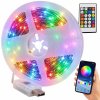 LED pásik RGB 10 m USB Bluetooth vodeodolný (LED pásik RGB s aplikáciou a diaľkovým ovládaním pre interiér aj exteriér IP65)