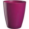 Plastkon Ornella dekoračný kvetináč višňová, 11cm