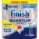 Finish Quantum All in 1 kapsle do myčky nádobí Lemon Sparkle 120 ks