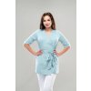 Perlička® Zavinovacia blúzka IZABEL Blank Blue Veľkosť: M, Farba: Blank Blue