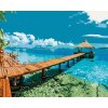 Diamantové maľovanie Diamondi - MALEDIVY, 40x50 cm, vypnuté plátno na rám (606914B)