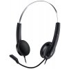 GENIUS slúchadlá HS-220U/ USB/ čierno-strieborný