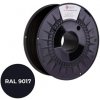 Filament C-TECH PREMIUM LINE, TPU 90A, flexibilní, dopravní černá, RAL9017, 1,75mm, 1kg