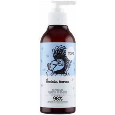 Yope Fresh Grass šampón pre mastné vlasy 300 ml