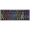 Genesis herní mechanická klávesnice THOR 404/RGB/Gateron Yellow Pro/Drátová USB/US layout/Černá (NKG-2069)