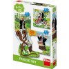 Dino puzzle Krtko na lúke 3-5 baby puzzle