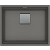 FRANKE Kubus 2 KNG 110-52 Fragranit drez, spodná montáž, 560 x 460 mm, kameň šedý, 125.0641.422