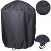 VODEODOLNÝ OKRÚHLY KRYT NA ZÁHRADNÝ GRIL 70x90 CM GRAFITOVÝ