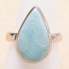 Nefertitis Larimar prsteň striebro Ag 925 LOT421 - 62 mm (US 10), 6,8 g