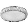 Luxera s.r.o. LUXERA 62406 GIRO LED/20W,3000K,D300, CHROME/CRYSTAL