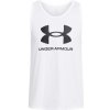Pánske funkčné tielko Under Armour SPORTSTYLE LOGO TANK biele 1382883-100 - L