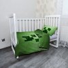 Sablio Mikroplyšové obliečky do detskej postieľky Green Blocks - 130x90 / 40x60