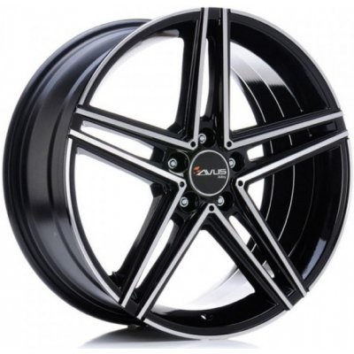 AVUS AC-515 7,5x17 5x112 ET36 black polished