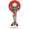 Samolepka POWELL PERALTA Tucking Skeleton white
