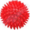 Rehabiq Masážna loptička ježko, červená 8 cm