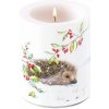 Sviečka Ježko - stredná, 7,5x9 cm