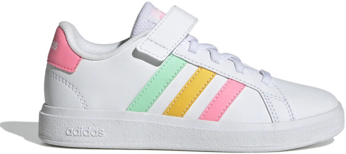 adidas Grand Court cloud white/pulse mint/beam pink biela