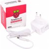 Napájací zdroj Raspberry Pi USB-C 5,1 V⎓3A, EÚ, biely