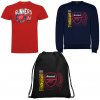 Superfutbal Darčeková sada Gunners, tričko, mikina, ruksak Tričko: XXXL, Mikina: XL