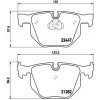 BREMBO Sada brzdových doštičiek P 06 029