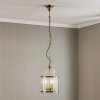 Orion Okrúhly tvar lucerny – závesná lampa Rieka 25 cm - HL 6-1677/3 bronze (