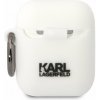 Karl Lagerfeld 3D Logo NFT puzdro pre AirPods 1/2 biele KLA2RUNIKH